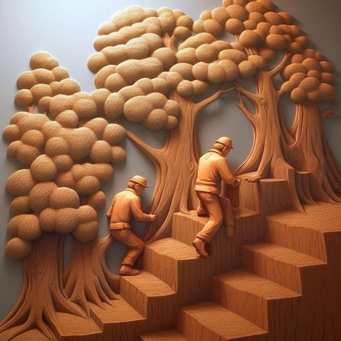 نموذج ثلاثي الأبعاد لآلة CNC 3D Art 